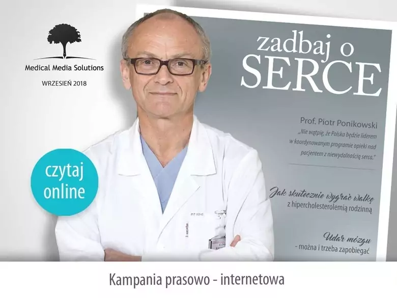 Startuje ogólnopolska kampania prasowo-internetowa „Zadbaj o serce”.